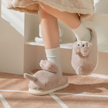 Cargar imagen en el visor de la galería, Kitty Cuddles Non-Slip Cosy Slippers-Furbaby Friends Gifts