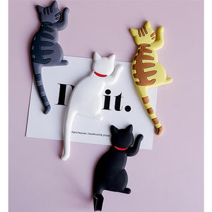 Kitty Fridge Magnet Hooks-Furbaby Friends Gifts