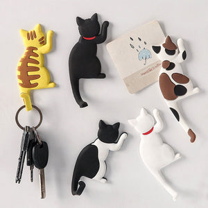 Kitty Fridge Magnet Hooks-Furbaby Friends Gifts