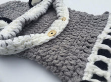 Laden Sie das Bild in den Galerie-Viewer, Knitted Animal Snood/ Hat &amp; Scarf-Furbaby Friends Gifts