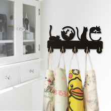 Load image into Gallery viewer, &#39;Love Cats&#39; Wooden Coat Rack-Furbaby Friends Gifts