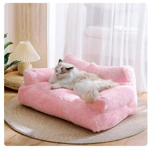 Cargar imagen en el visor de la galería, Luxury Cosy Cat Sofa Bed-Furbaby Friends Gifts