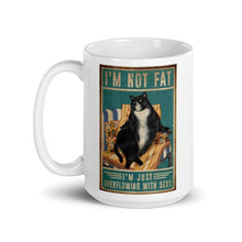 Load image into Gallery viewer, &#39;Overflowing with Sexy!&#39; Ceramic Mug-Furbaby Friends Gifts