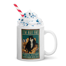 Load image into Gallery viewer, &#39;Overflowing with Sexy!&#39; Ceramic Mug-Furbaby Friends Gifts