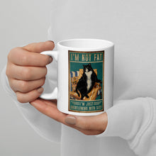 Load image into Gallery viewer, &#39;Overflowing with Sexy!&#39; Ceramic Mug-Furbaby Friends Gifts