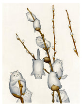 Laden Sie das Bild in den Galerie-Viewer, Pussywillow Kitties Wall Plaques-Furbaby Friends Gifts