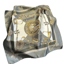 Load image into Gallery viewer, Silk Equestrian Pattern Scarves-Furbaby Friends Gifts