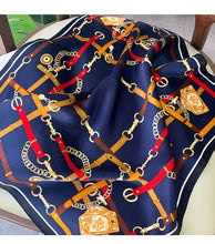 Load image into Gallery viewer, Silk Equestrian Pattern Scarves-Furbaby Friends Gifts