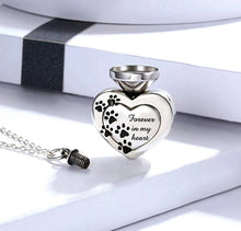 Cargar imagen en el visor de la galería, Silver Ashes Pendant &amp; Chain-Furbaby Friends Gifts