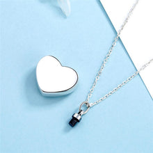 Cargar imagen en el visor de la galería, Silver Ashes Pendant &amp; Chain-Furbaby Friends Gifts