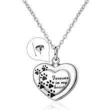 Cargar imagen en el visor de la galería, Silver Ashes Pendant &amp; Chain-Furbaby Friends Gifts