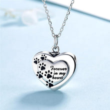 Cargar imagen en el visor de la galería, Silver Ashes Pendant &amp; Chain-Furbaby Friends Gifts