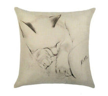 Cargar imagen en el visor de la galería, Sleeping Kitties Linen Cushion Covers-Furbaby Friends Gifts