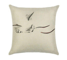 Charger l&#39;image dans la galerie, Sleeping Kitties Linen Cushion Covers-Furbaby Friends Gifts