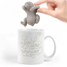 Load image into Gallery viewer, Sloth-in-a-Mug Tea strainer-Furbaby Friends Gifts