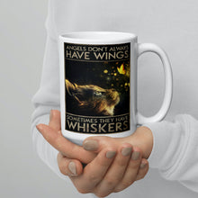 Cargar imagen en el visor de la galería, &#39;Sometimes They Have Whiskers&#39; Ceramic Mug-Furbaby Friends Gifts