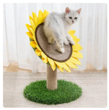 Load image into Gallery viewer, Sunflower Cat Scratching Post-Furbaby Friends Gifts