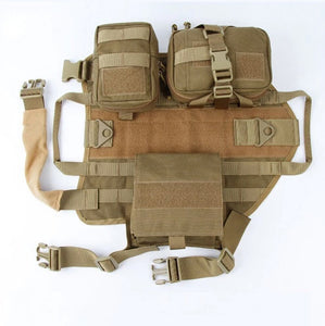 Tactical Military-Style Dog Harness Vest-Furbaby Friends Gifts