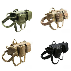 Tactical Military-Style Dog Harness Vest-Furbaby Friends Gifts