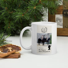 Load image into Gallery viewer, The Queen &amp; President Reagan Ceramic Gift Mug-Furbaby Friends Gifts