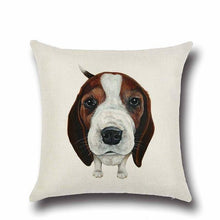 Carica l&#39;immagine nel visualizzatore di Gallery, Various Dog Breeds Cushion Cover-Furbaby Friends Gifts