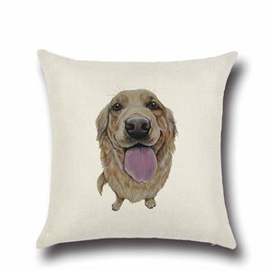 Various Dog Breeds Cushion Cover-Furbaby Friends Gifts