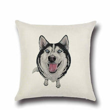 Carica l&#39;immagine nel visualizzatore di Gallery, Various Dog Breeds Cushion Cover-Furbaby Friends Gifts