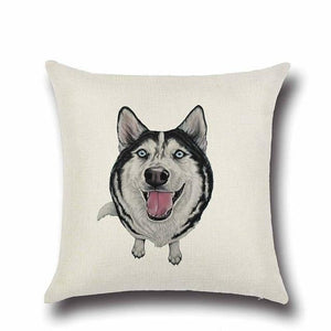 Various Dog Breeds Cushion Cover-Furbaby Friends Gifts