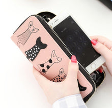 Laden Sie das Bild in den Galerie-Viewer, Vegan Leather Kitty Wallet-Furbaby Friends Gifts