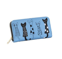 Carica l&#39;immagine nel visualizzatore di Gallery, Vegan Leather Kitty Wallet-Furbaby Friends Gifts