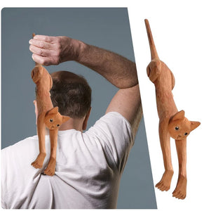 Wooden Cat Back Scratcher-Furbaby Friends Gifts