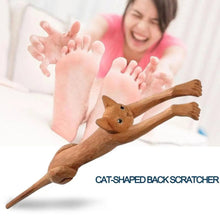 Laden Sie das Bild in den Galerie-Viewer, Wooden Cat Back Scratcher-Furbaby Friends Gifts