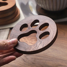 Cargar imagen en el visor de la galería, Wooden Paw Coasters-Furbaby Friends Gifts